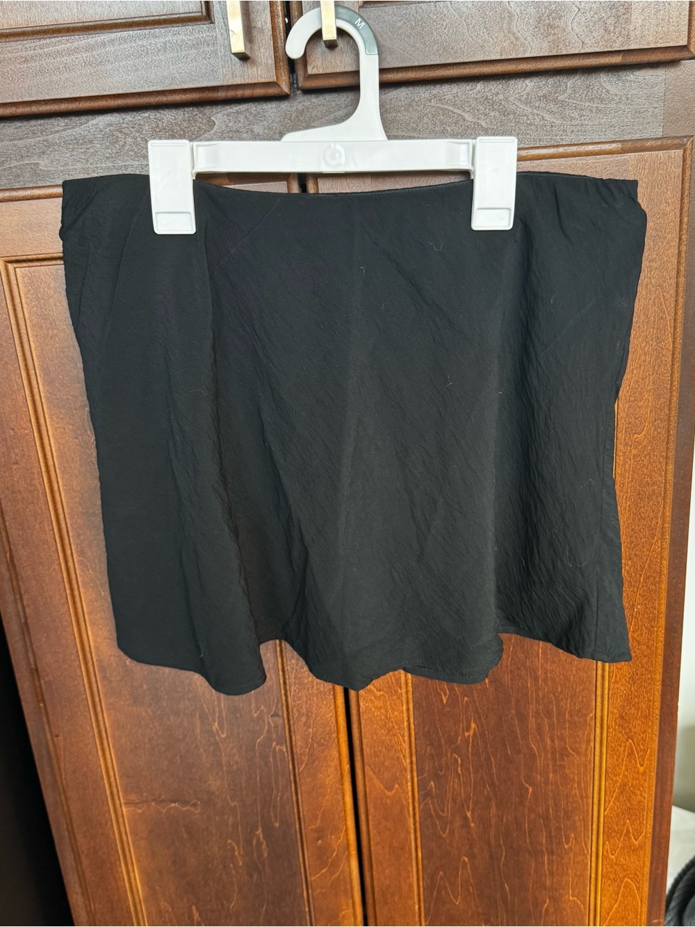 Abercrombie Sienna Mini Skort Black Size L High Waist Built-in Shorts NWT - Picture 7 of 16